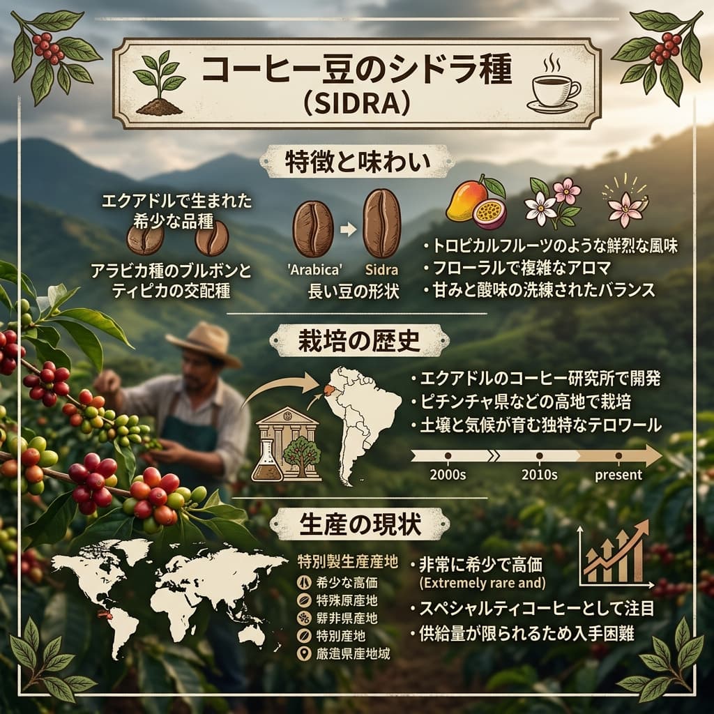 Ecuador Micro Lot Sidra Anaerobic Wash（エクアドル マイクロロット シドラ アナエロビックウォッシュ）100g【受注焙煎・自家焙煎コーヒー豆】【エキゾチックな酸味と非常に強い甘み】