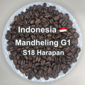 Indonesia Mandheling G1 S18 Harapan（インドネシア マンデリンG1 ハラパン S18）100g【受注焙煎・自家焙煎コーヒー豆】【酸味を抑えた力強いコク】