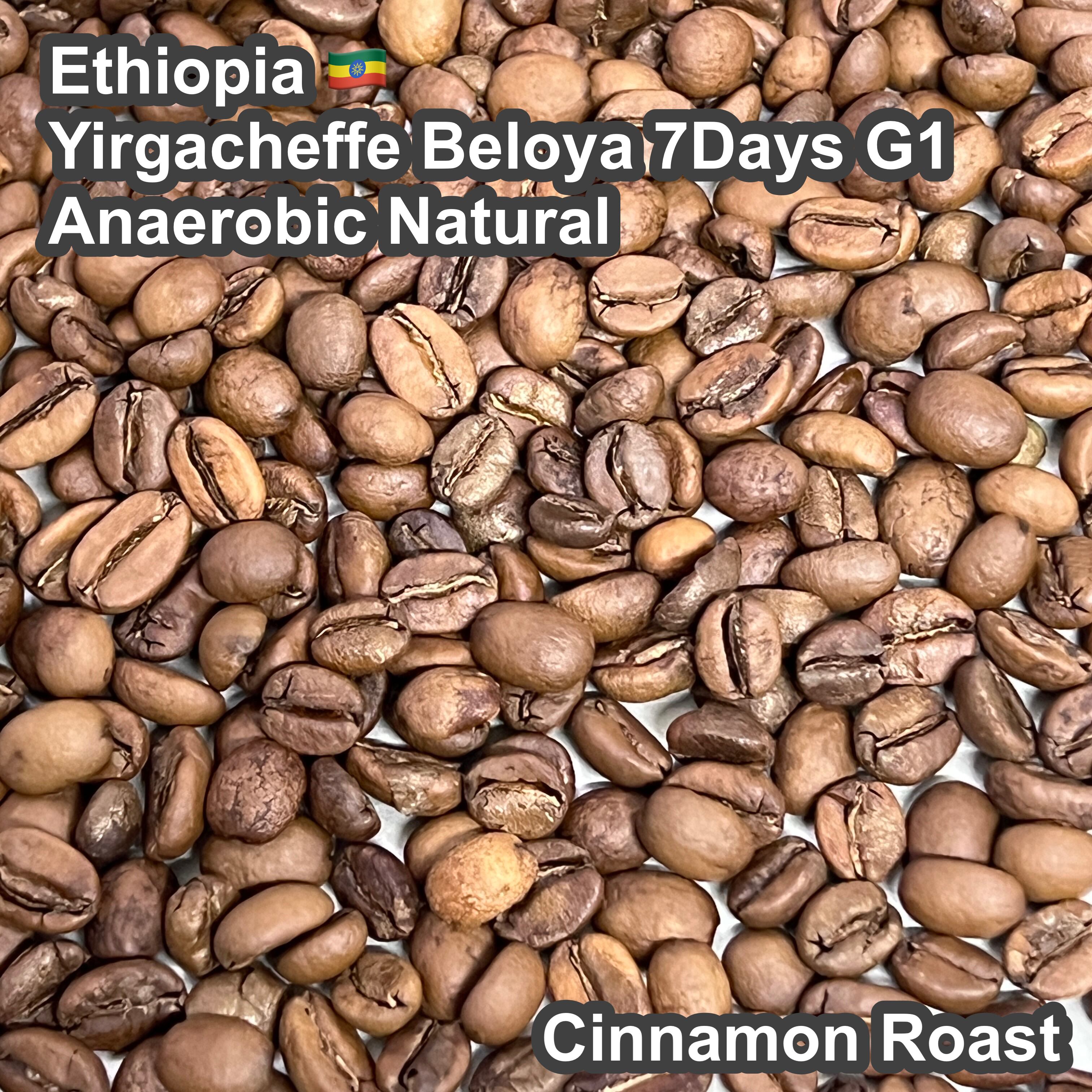 Ethiopia Yirgacheffe Beloya 7Days G1 Anaerobic Natural（エチオピア イルガチャフィG1 ベロヤ 7Days アナエロビック ナチュラル）100g【受注焙煎・自家焙煎コーヒー豆】【芳醇で官能的な一杯）
