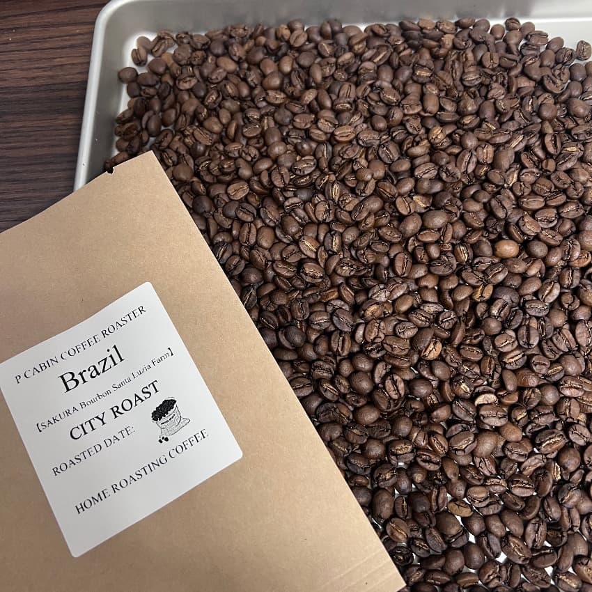 Brazil SAKURA Bourbon Santa Luzia Farm(2026年）（ブラジル さくらブルボン サンタルジア農園）100g【受注焙煎・自家焙煎コーヒー豆】【味や香りのバランスが良い】