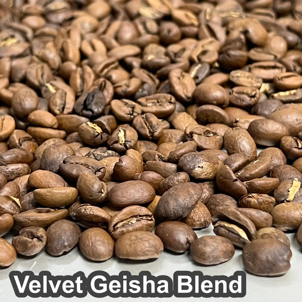 ベルベット ゲイシャ ブレンド コーヒー豆 100g 自家焙煎フルーティーで華やかな余韻のブレンド豆