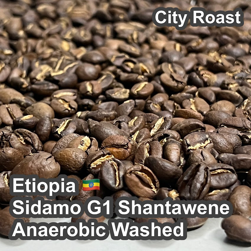Etiopia Sidamo G1 Shantawene Anaerobic Washed（エチオピア シダモ G1 シャンタウェネ アナエロビック・ウォッシュド）100g 【受注焙煎・自家焙煎コーヒー豆】【完熟シトラスが華やかに弾ける、極上の透明感】