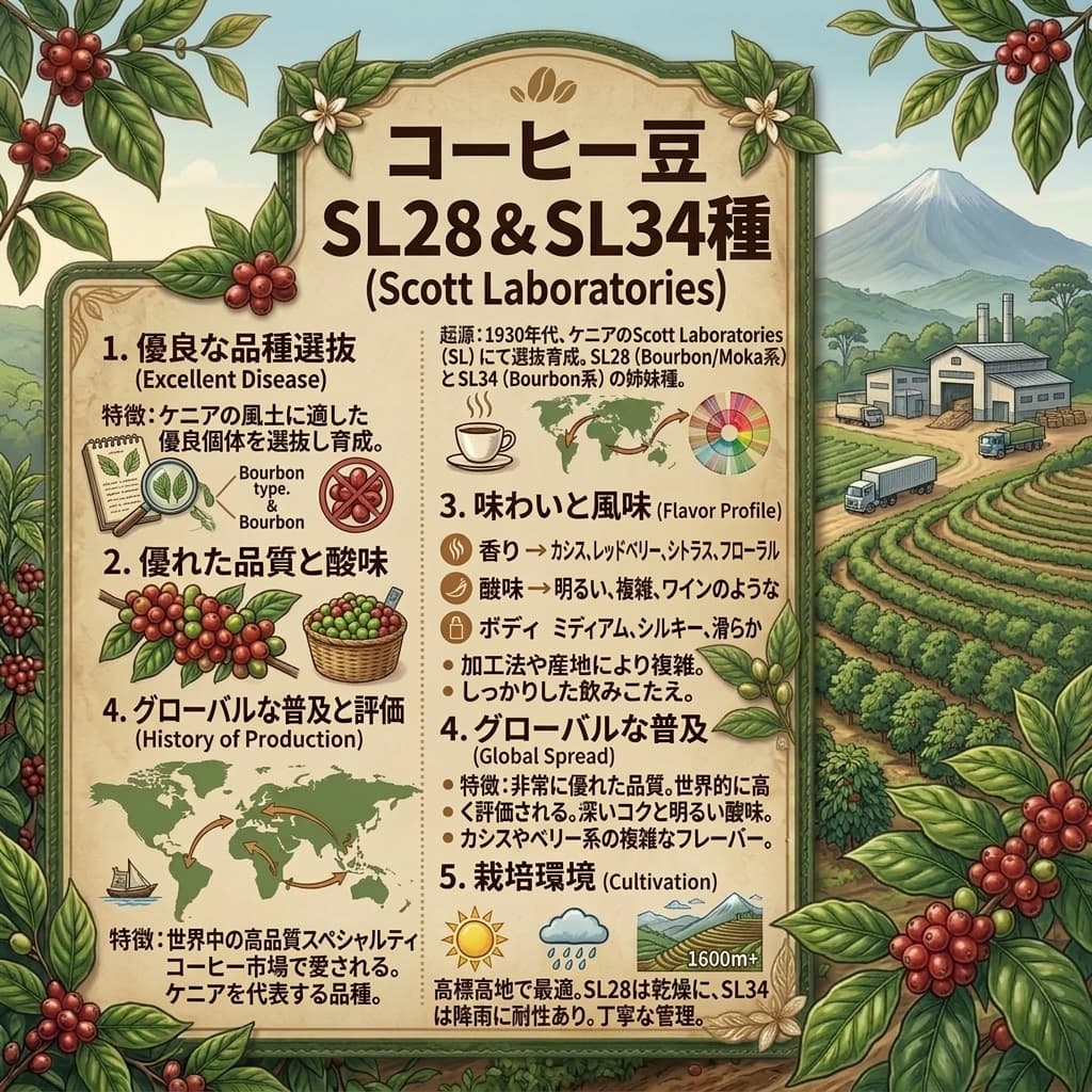 Kenya AA（ケニア ＡＡ）100g【受注焙煎・自家焙煎コーヒー豆】【香り高いコクとフルーティーな酸味】