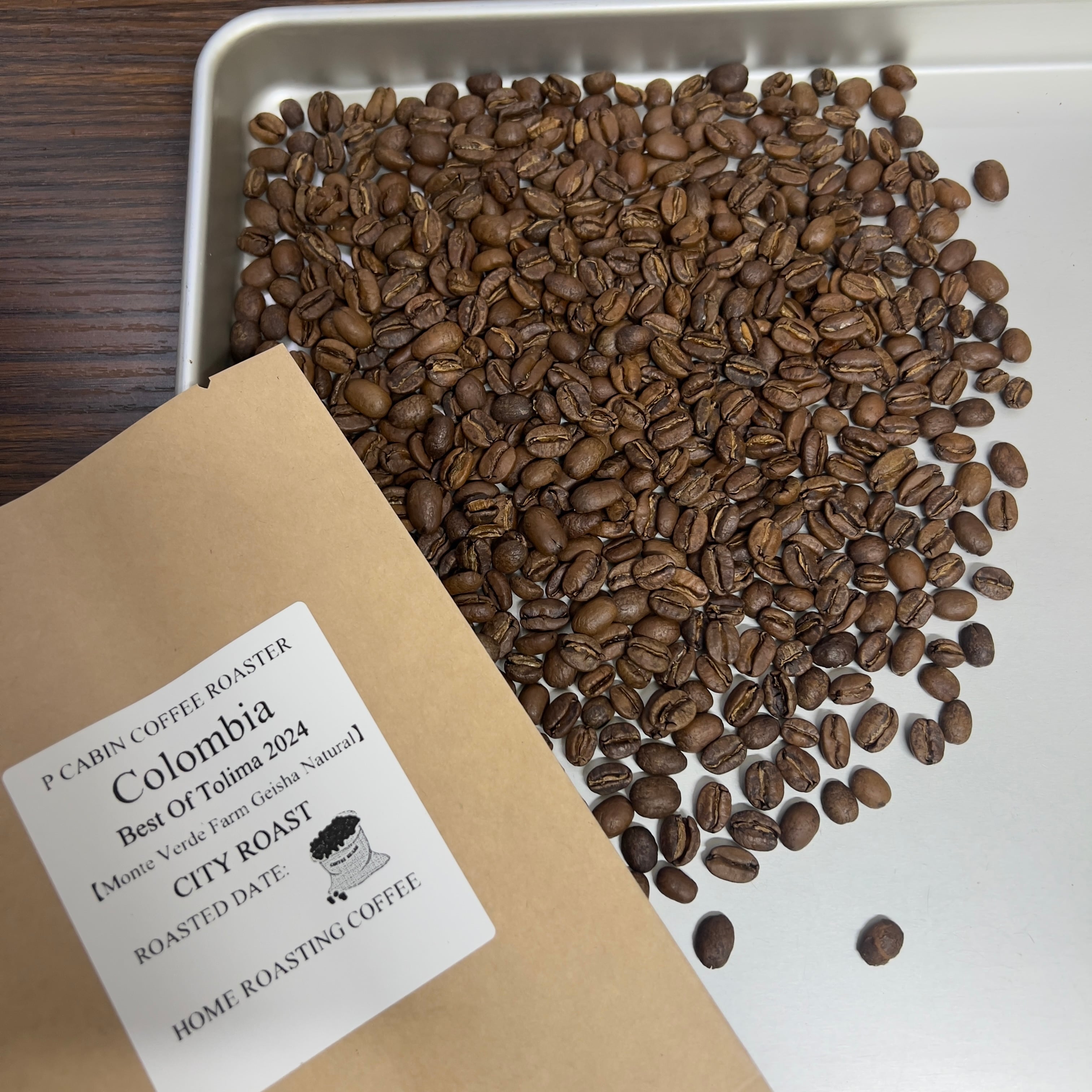 Colombia Monte Verde Farm Geisha Natural（コロンビア モンテ ヴェルデ農園 ゲイシャ ナチュラル）100g【受注焙煎・自家焙煎コーヒー豆】【複雑で上品な風味と、濃厚な甘さ】