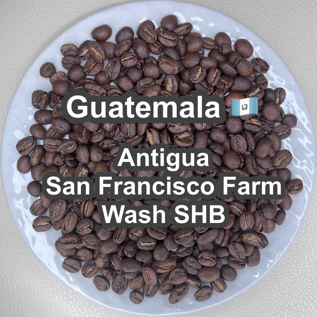 Guatemala Antigua San Francisco Farm Wash SHB（グアテマラ アンティグア サンフランシスコ農園 ウォッシュ SHB）100g【受注焙煎・自家焙煎コーヒー豆】【透き通るようなクリーンさと、とろける蜂蜜の甘い余韻】