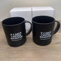コーヒーマグカップ ペア（2個セット）【オリジナルグッズ】（素材にコーヒー粒を配合・軽量）
