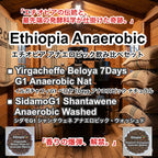 Ethiopia Anaerobic 飲み比べセット（エチオピア アナエロビック 飲み比べセット）各75g 【受注焙煎・自家焙煎コーヒー豆】【フルーティーな香りと酸味】
