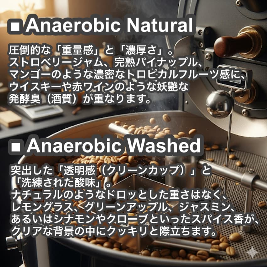 Ethiopia Anaerobic 飲み比べセット（エチオピア アナエロビック 飲み比べセット）各75g 【受注焙煎・自家焙煎コーヒー豆】【フルーティーな香りと酸味】